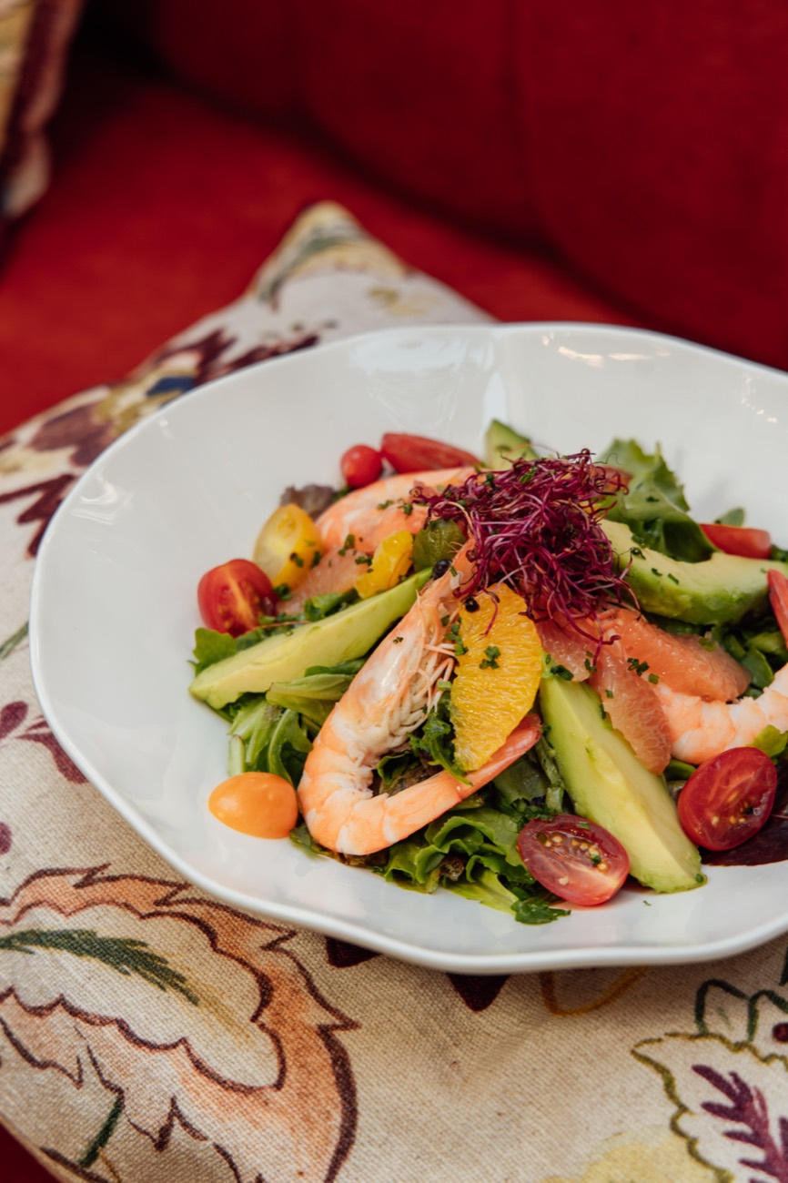 Salade de saumon et avocat